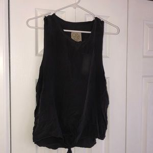 Chaser Grey Tank Top w/ Tie